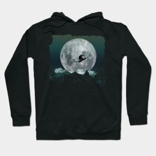 Snowboard Freestyle - Green Night Hoodie